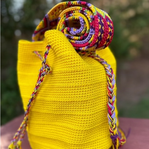 Handmade woven bag 100% authentic made by Mexican artisans - Picture 2 of 3